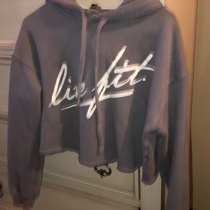 Live Fit Apparel Crop Hoodie